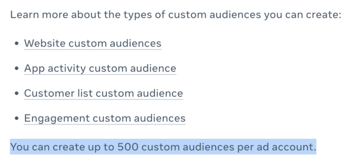 Custom Audiences